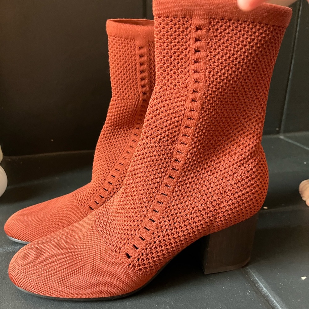Eileen Fisher Oriel Recycled Stretch Knit Bootie nwot